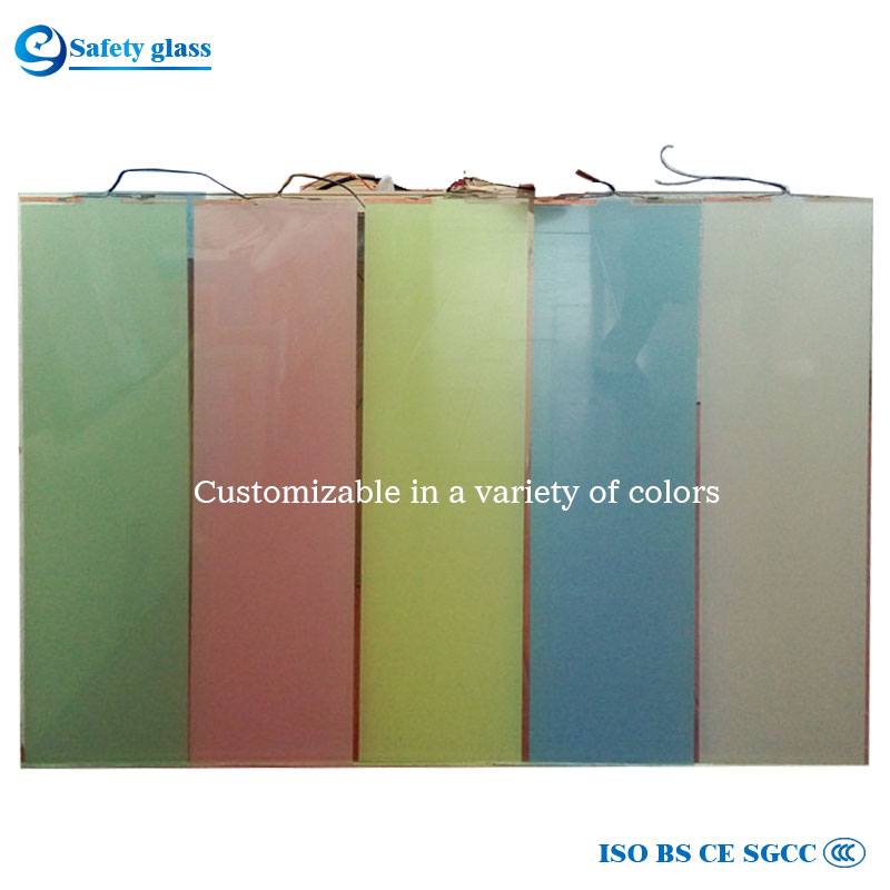 China factory privacy magic switchable electric PDLC film smart laminated glass price