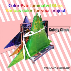 China 6.38mm 8.38mm Clear or Colored tempered Laminated Glass price for Building Construction Applications